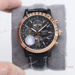 Best Replica Longines Master Moon Phase Auto Watch Black and Rose Gold